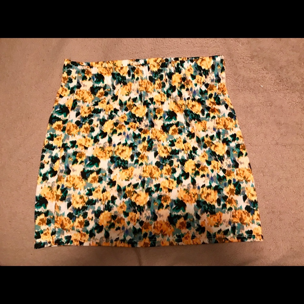 Pacsun Floral Miniskirt